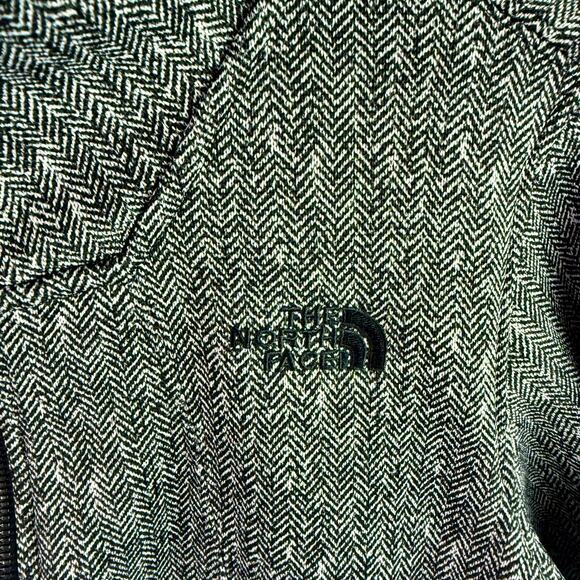The North Face Women's Small Apex Heather Herringbone Black & White Jacket - Picture 14 of 15